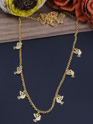 Lizzie ;adies everyday wear charm necklace Gold-plated Plated Alloy Necklace