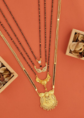 WoyGems gold mangalsutra Alloy Mangalsutra