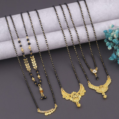 WoyGems gold mangalsutra Alloy Mangalsutra