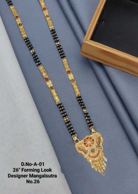 SHIVAY FASHION HUB Khodalkrua Jewellery New designer Gold plated Mangalsutra Alloy Mangalsutra