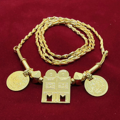FineTouche 2M_2Patta_Thaliset_Godhumachain Copper Mangalsutra