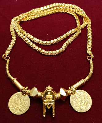 Renus Fashion 1gm Gold Plated Chain with Mangalasutram Copper Mangalsutra