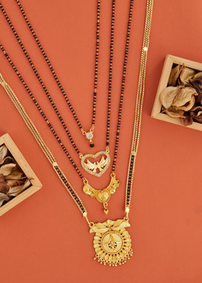 wuzong Best 1 Gram Gold Mangalsutra Brass Mangalsutra