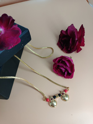 HEM RUPA Gold Plated Letest & Designer VATI Mangalsutra For Women_100577 Alloy Mangalsutra