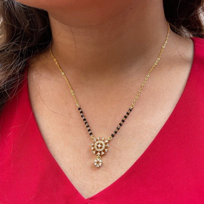 PEHNAZ Women's Pride Party Wear New Lunch Trending Fancy Design MS330 Alloy Mangalsutra