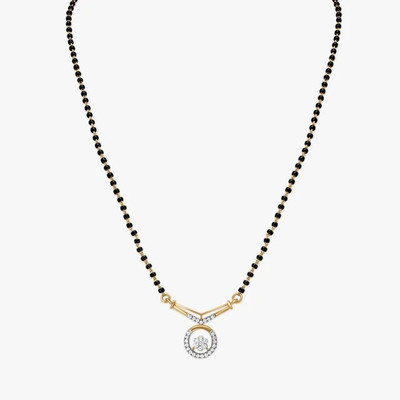 JETWAL Beautiful and Unique Design Gold Plated 18 Inch Mangalsutra Alloy Mangalsutra