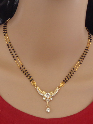 RAMDEV ART FASHION JEWELLERY Ramdev Art Fashion Jewellery Designer and Stylish alloy for Women Copper Mangalsutra