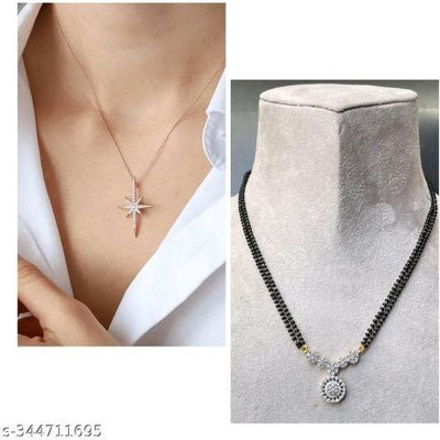 amariya Elegant & Trendy Mangalsutra Comb0-E938 Brass Mangalsutra