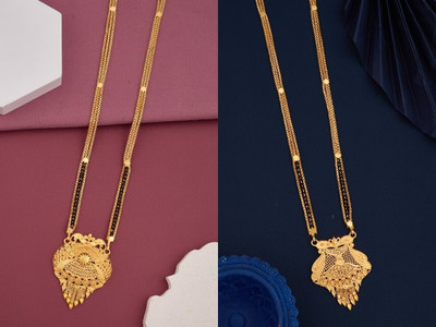 wuzela Best 1 Gram Gold Mangalsutra Brass Mangalsutra