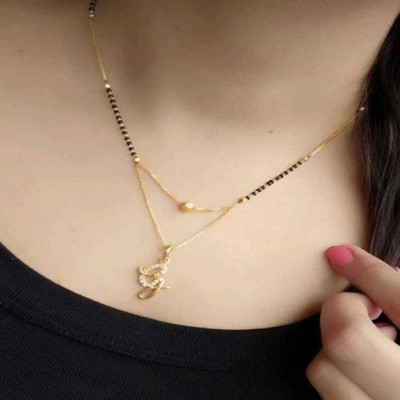 VPCREATION Cubic Zirconia Gold-plated Plated Alloy Chain