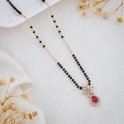 jiyajewels Modern Styal Mangalsutra Brass Mangalsutra