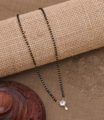 Qyuri ™ Tv Serial actress Dipika Kakar Diamond Mangalsutra for women Alloy Mangalsutra