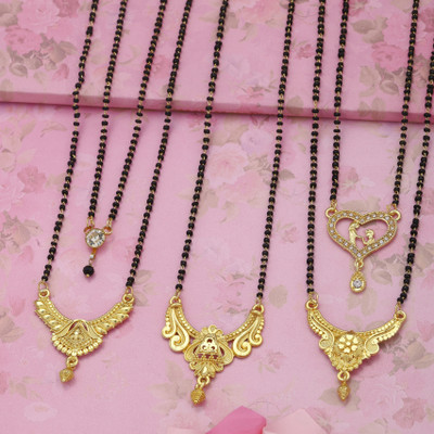 wuzong gold mangalsutra Alloy Mangalsutra