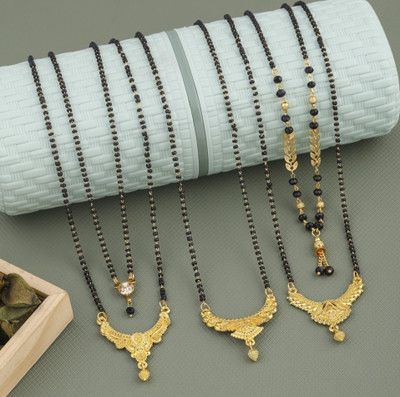 BELLADOR Gold Mangalsutra For women Stylish Brass Mangalsutra Brass Mangalsutra