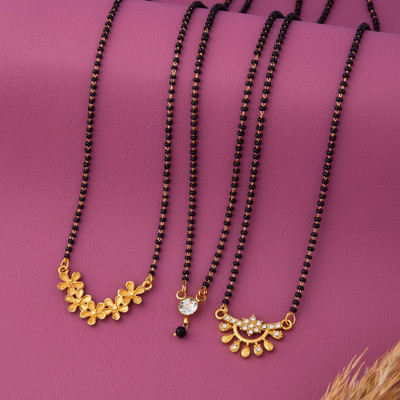 shringar sales Mangalsutra combo Brass Mangalsutra