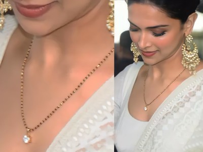 Shiv Enterprisest Bollywood Actress Dipeeka Padukone Mangal sutra for women Alloy Mangalsutra