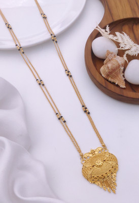 jiyanshi sales 36INCH PANDAL MANGLSUTRA FOR WOMAN Brass Mangalsutra