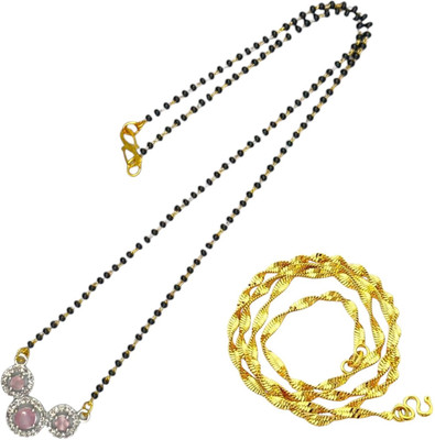 Charms MANGALSURT WITH CHAINS SET Alloy Mangalsutra