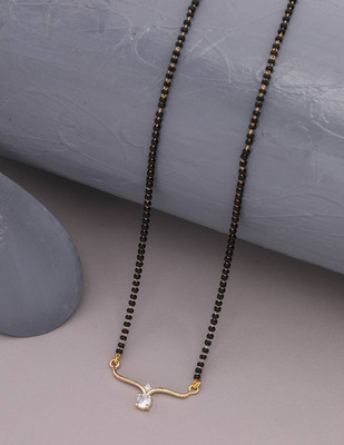 PEHNAZ Women's Pride Party Wear New Lunch Trending Fancy Design MS434 Alloy Mangalsutra