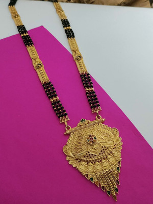 ALISHA EXPO EVORA JEWEL GOLD PLATED MANGALSUTRA Brass Mangalsutra