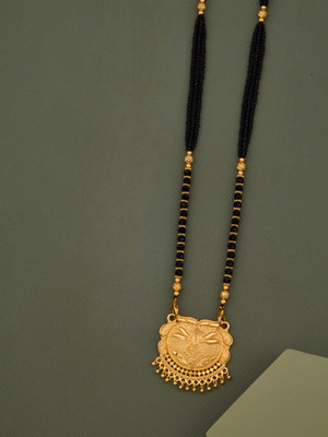 wuzela Best 1 Gram Gold Mangalsutra Brass Mangalsutra