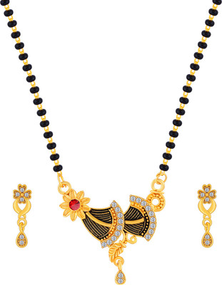 SILVER SHINE Alloy Gold-plated Gold Jewellery Set(Pack of 1)