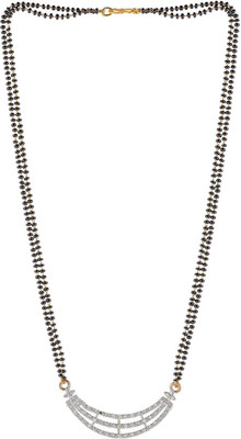 Anamya Alloy Gold-plated Black Jewellery Set(Pack of 1)