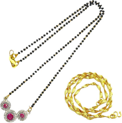 Charms MANGALSURT WITH CHAINS SET Alloy Mangalsutra