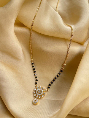 PEHNAZ Women's Pride Party Wear New Lunch Trending Fancy Design MS417 Alloy Mangalsutra