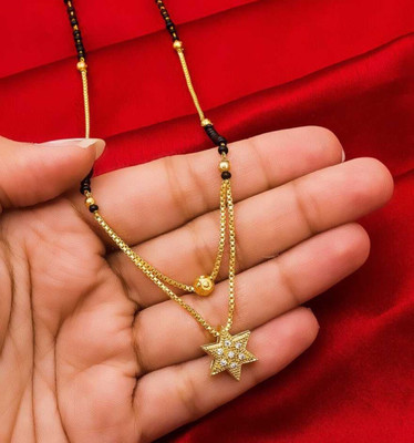 Shyury ™ start shaped mangalsutra for women and girls Alloy Mangalsutra