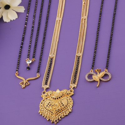 Enpong gold mangalsutra Alloy Mangalsutra