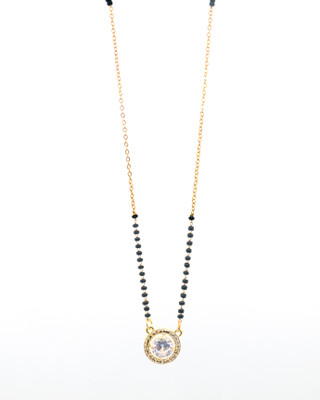 Temora Kiara Advani Wedding Designer Stylish Mangalsutra Tanmaniya Necklace for women Alloy Mangalsutra