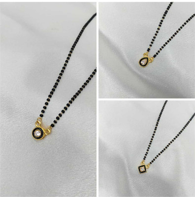 JENEME MANGALSUTRA PACK OF 3 Alloy Mangalsutra