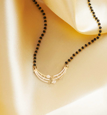 MEENAZ Brass, Copper, Metal, Crystal, Stone Mangalsutra