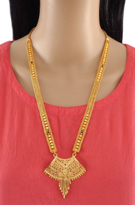 Jewelocity Designer and Stylish Gold Plated Mangalsutra For Women and Girls Brass Mangalsutra