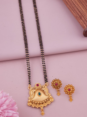 DHRUMIT ENTERPRISE Brass Gold-plated Gold Jewellery Set(Pack of 1)