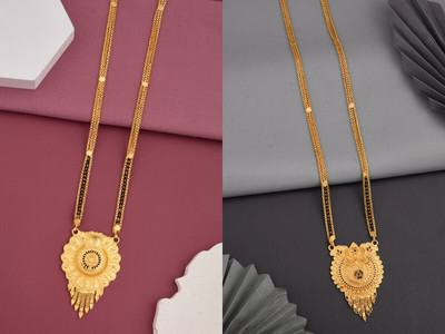 wuzela Best 1 Gram Gold Mangalsutra Brass Mangalsutra