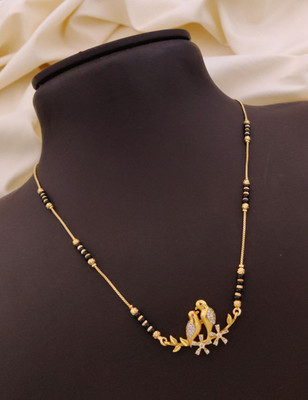 S K D J Aaradhya Dual Bird Mangalsutra Brass Mangalsutra