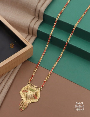 jizshou gold mangalsutra Alloy Mangalsutra