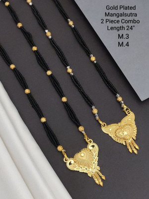 RRSaless Gold Mangalsutra Combo 002 Alloy Mangalsutra