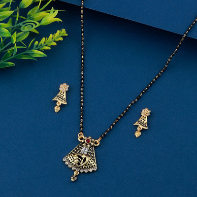 Shreenathji Jewellers Alloy Gold-plated Gold Jewellery Set(Pack of 1)