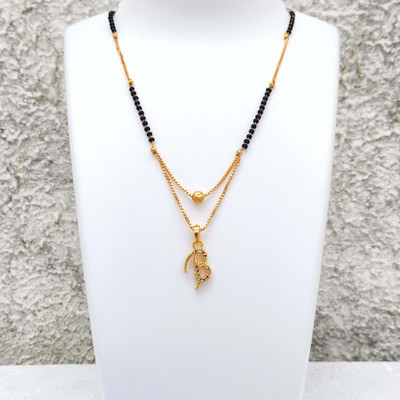 ambdded B-INTIAL Alloy Mangalsutra