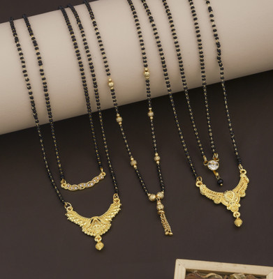 VEMISHTI Brass Mangalsutra