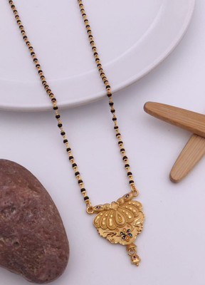 SHIVAY FASHION HUB KHODALKRUPA JEWELLERY NEW ROSE GOLD MANGALSUTRA DOKIYA Alloy Mangalsutra