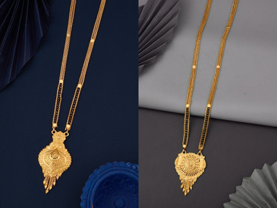 wuzela Best 1 Gram Gold Mangalsutra Brass Mangalsutra
