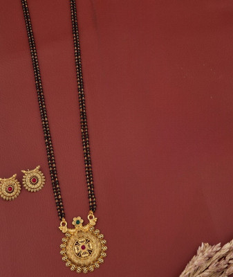 wuzela Alloy Gold-plated Gold Jewellery Set(Pack of 2)