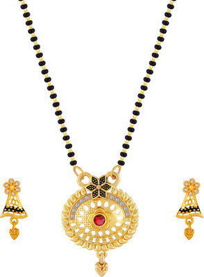 SILVER SHINE Alloy Gold-plated Gold Jewellery Set(Pack of 1)