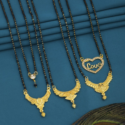 BELLADOR Gold Mangalsutra For women Stylish Brass Mangalsutra Brass Mangalsutra