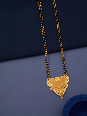 wuzela Best 1 Gram Gold Mangalsutra Brass Mangalsutra