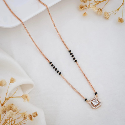 jiyajewels Modern Styal Mangalsutra Brass Mangalsutra